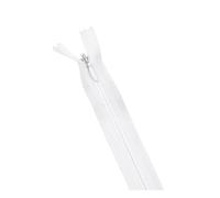 10pcs Invisible Zipper, 3# Nylon Coil 28-60cm, for Discreet Seams in Apparel DIY,White,45cm