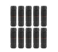 10PCS IP68 Waterproof 3 Pin Electrical Connector - Quick Push-in Terminal Block Connector