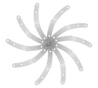 10pcs Iron Box Lid Support Hinge for Storage Chests and DIY Projects | Self Hold Open Design, round Screw Holes, Larger Contact Area, Antique Silver Finish, Mounting Screws Included