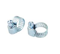 10Pcs Iron Galvanized Water Pipe Clamps 1/2" 5/8" 3/4" Pipe Irrigation Water Gun Household Washing Machine Faucet Hose Clips(6-16mm)