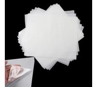 10Pcs Iron on Adhesive Patch 30 x 25cm Double-Sided Ultra Hold Interfacing for Sewing Iron on Fusible Interfacing Patches Fabric Hot Melt Adhesive Film A4 Size Press-on Applique Pads for Clothing
