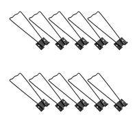 10pcs Iron Photo Frame Stand Brackets Adjustable | Polished Glazed Finish, Anti-slip Support, Smooth round Edges, Suitable for Certificates, Desk Décor and Studios