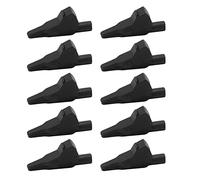 10Pcs J.60032 Banana Test Clip, Fully Enclosed Electrical Test Clips with 4mm Jack, High - Voltage 300V 15A for Electronic Instruments and Industrial Equipment (Black)