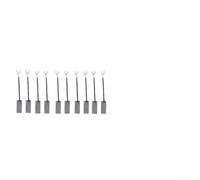 10Pcs J204 Carbon Brush for Electric Motor Generator Alternator, | J204 Carbon Brush Replacement, Diesel Generator Spare Parts, Electric Motor Commutator Brushes, 8x10x32mm