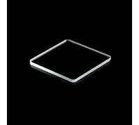 10PCS JGS-1 Quartz Glass Plate 25x25x1mm - High Precision U-V & Visible Light Transmittance