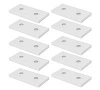 10Pcs Joining Plate Aluminum Flat Connecting Reinforcement Vertical Connection Tool2020-2 Hole, 2020 Extrusion Bracket 4040 Aluminum (4040)