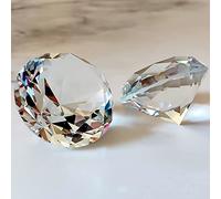 10pcs K9 Crystal Diamond Colorful Glass Feng Shui Crystals Decorative Craft Gift Wedding Romantic Home Vase Decor,Clear,10MM