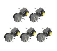 10Pcs Kailhs Silents MicroSwitch 6x6x7.3mm Square Silents Switches Button Microswitch Switches