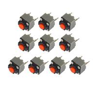 10Pcs Kailhs Silents MicroSwitch 6x6x7.3mm Square Silents Switches Button Microswitch Switches