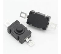 10Pcs KAN-28 1.5A250V Flashlight Switches Self Locking SMD Type 18 X 12mm Push Button 1812-28A