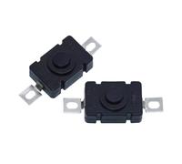 10pcs KAN-28 1.5A250V Flashlight Switches Self Locking SMD Type 18 x 12mm Push Button Switches 1812-28A