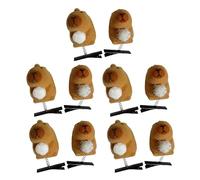 10Pcs Kawaii Little 3D Capybara Spring Duckbill Clip Bangs Side Clips Hairpin Hair Accessories