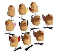 10Pcs Kawaii Little 3D Capybara Spring Duckbill Clip Bangs Side Clips Hairpin Hair Accessories