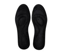 10Pcs Keep Warm Insole Thicken Soft for Shoes Massage Pad Winter Sport Self Heating Shoe Pads(Black-5pair,EU45-46(280mm))