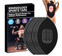 10pcs Kinesiology Tape, Knee Tapes for Knee Pain, Precut Kinesiology Tape for Knees, Support Muscle Tape, K Tape, Physio Tape, Trans Tape, Athletic Tape, Breathable & Waterproof