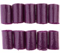 10Pcs Knotted Wool,Crochet Yarn,Latch Hook Yarn,Cutter Rug Crochet Yarn,for DIY Crafts,Home Textiles (Purple)