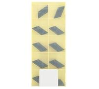 10Pcs KNUX160405R - 11 LF6018 CNC Insert Lathe Turning Blade, Cemented Carbide Turning Insert for Metal Cutting, High Hardness CNC Lathe Blade for Steel and Heat -