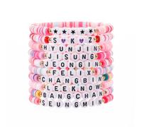 10pcs Korea-Pop Bracelets Stray Merch Bracelets Beaded Gifts for Women