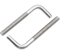 10pcs L-Shaped Right Angle Anchor Bolt Screws - M4 M5 M6 M8 M10 M12 - Premium 304 Stainless Steel(M6x150mm 2pcs)