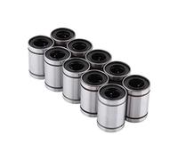 10pcs L UU 12mm L Motion Bea Bushing for 12mm Rod 3D Printer CNC Parts Widely Use Ideal for Locating Steel Objects Andchumacera Bushing 12mm Round Flange L Motion Bushing Bea 12