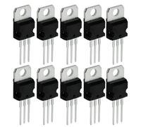 10Pcs L7805 Voltage Regulators, L7805 Lm7805 7805 Linear Positive Voltage Regulator 5V 1.5A To 220 3-Terminal Voltage Stabilizer Transistor Stabilizing Ic Chip