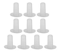 10Pcs Lamb Feeding Nipple, Goats Sheep Cow Milk Bottle Bucket Nipple Replacement, Soft Gel Pacifier, Calf Pacifier Dairy Cow Silicone Milk Nipple, Farm Animal Feeding Supplies