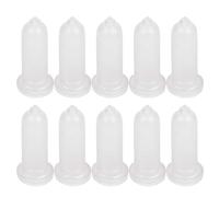 10Pcs Lamb Milk Bottle Nipple, Mouth Rubber Pacifier Animal Feeding Supplies Little Cow Calf Milk Drink Nipple Calf Milk Drink Feeding Teat Soft Rubber Goat Milk Bottle for