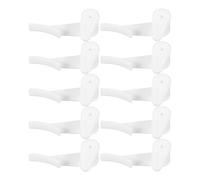 10pcs Lamp Shade Mounting Clip White Plastic Fixed Buckle