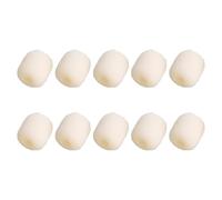 10Pcs Lapel Microphone Windscreen Headsets Mic Foam Covers Lavalier for K9 Headsets Mic Foam Covers