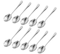 10PCS Large Serving Spoons, 20cm Rounded Edge Buffet Spoon for Kitchen