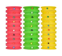 10pcs Large Size Fishing And Rigging Foam Spools Combo For Line Leader Organizer Storage Accessories Random Color Fishing Rig Winders