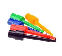 10Pcs Large Size Round Single Hook Clip Test Probe for Electronic Testing