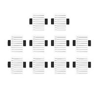 10pcs Lash Extension Hand Pallet Tray, Eyelash Extension Hand Holder with Elastic Wrist Strap, 8 - Row Lash Hand Tray for 7 to 14mm Extensions, Reusable Plastic Eyelash Organizer