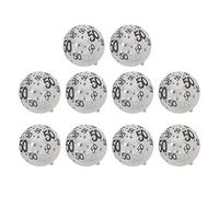 10Pcs Latex Transparent Balloon with Number 50 Pattern Confetti Sequins for Birthday Party Wedding Anniversary Decoration Rose Gold Silver Golden (50 transparent balloons plus silver discs 10)