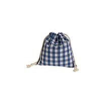 10pcs Lattice Cotton Fabric Floral Drawstring Storage Pouch Packaging Coin Purse Lipstick Jewelry Organizer Bag for Laundry, Travel(Color-02)