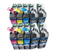 10pcs LC123BK LC123C LC123M LC123Y Ink Cartridges,Compatible For Brother MFC-J4510DW MFC-J4610DW MFC-J4710DW MFC-J4410DW MFC-J470DW
