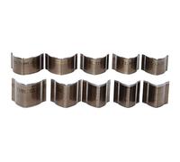 10Pcs Leather Belt End Set, Speed Steel V Shape Punch Tool, for Craft, Includes 10 Replaceable for Leatherworking, DIY (sword tail)