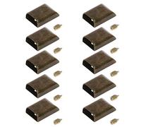 10pcs Leather Craft Metal Zipper Tail Clips Buckle Stop Tail Plug for Head T