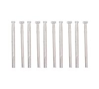 10pcs Leather Stamping Tools Set, Alloy Steel Leather Stamp Punch Tools with Nonslip Handle, 2 Different Patterns for DIY Leather Crafting, Includes 10 Stamps for Bags Wallets