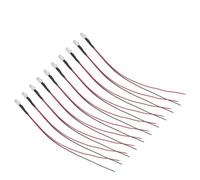 10Pcs Light Emitting Diodes, Pre Wired Emitting Diode Flashlight Bulbs Electronic LED Light Diodes for Decoration (Purple Light)