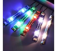 10PCS Light Strip Compatible with Lego Building Blocks, USB Powered LED Strip Lights with Adhesive Back, for DIY Car & Trail Model Lighting Accessories, Light Up Your Bricks (Green)