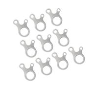 10PCS Lightweight Guyline Rope Buckle Knotting Tool Camping Cord Tensioner Outdoor Tent Adjustable Length Buckle Tool Adjustable Length Buckle Tool