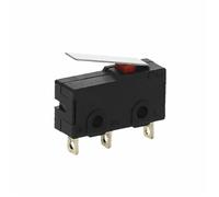 10Pcs Limit Switch, 3 Pin N/O N/C 5A 250VAC Micro Switch 28mm long Lever Arm(1Pcs)