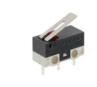 10PCS Limit Switch Momentary Push Button Switch 1A 125V AC Mouse Switch 3Pins Long Handle Roller Lever Arm 12X6X6MM(Handle 11.5mm)