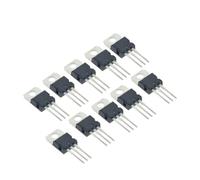 10pcs LM7805 TO-220 Linear Voltage Regulator L7805CV Power Supply Chip(L7805CV)