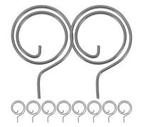 10pcs Lock Core Spring for Door Handles Anti Theft Repair Iron Black | Replacement Component for Worn Mechanisms, Suitable for Bedroom Entrances, DIY Maintenance, Hardware Workshops and Property