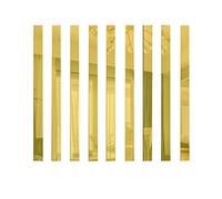 10Pcs Long Strip Acrylic Mirror Mosaic Wall Sticker Living Room Bedroom Decor, bedroom mirrors wall self adhesive acrylic mirror-gold