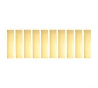 10Pcs Long Strip Acrylic Mirror Wall Stickers 5x20cm Decorative Vinyl Art Self-Adhesive for Bedroom Living Room Dining Room Home Decoration(gold)