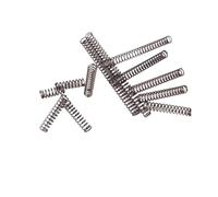 10Pcs/Lot 0.2mm/0.3mm Spring Steel Micro Small Compression Spring, OD:1.5/2/3/4/5/6mm, Free Length: 5mm-50mm(25mm,3mm,0.3mm(10Pcs))