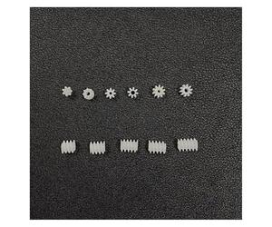 10pcs/lot 0.5M modulus Gear 7/8/10 Teeth Toy RC Model Car 1mm/2mm Shaft electronic starter Transmission Pinion Gear 6mm Worm Gear(Worm Gear 6x9x2mm)